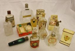 A collection of 20th Century perfume and scent bottles,