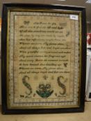 Two 19th Century samplers,