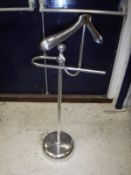 A modern cast aluminium valet stand*