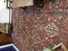 A Persian style carpet,