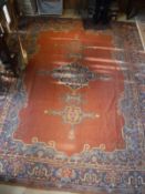 A Ushak medallion carpet,