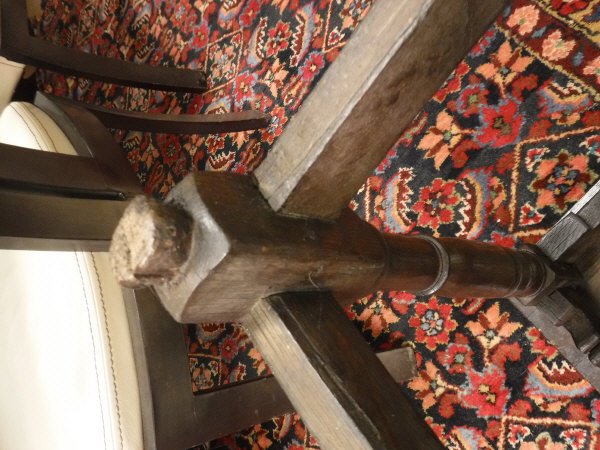 A 17th Century and later joined oak stool, - Image 13 of 13