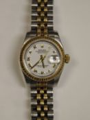 A ladies Rolex Oyster Perpetual Date Just wristwatch