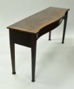 A circa 1900 mahogany serving table in the George III manner,