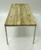 A Phillippe Mainzer for e15 "Fabian" Design dining table,