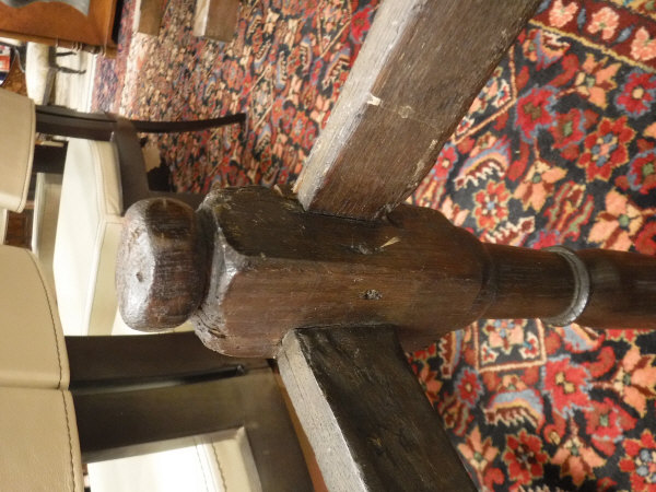 A 17th Century and later joined oak stool, - Image 11 of 13