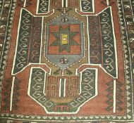 A Caucasian rug of Sewan Kazak design,