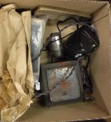 A Bing Miniature Magic Lantern and various slides