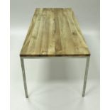 A Phillippe Mainzer for e15 "Fabian" Design dining table,