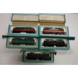 A collection of five various Märklin H0 gauge electric locomotives (3037, 3038, 3039,