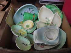 A collection of various Carlton ware, floral and foliate decorated china,