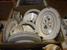 A Royal Doulton "Old Colony" pattern part dinner service,