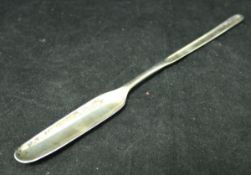 A George III silver double ended marrow scoop (by James Tookey London 1764) 1.