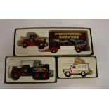 A collection of Corgi Showman's Collection die-cast vehicles including John Thurston & Son Ltd