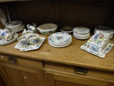 A collection of Mason's Patent Ironstone "Regency" pattern dinner and tea wares,