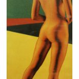 DAVID FAIRMAN "Red Body" colour print signed and dated 82 lower right in pencil together with AFTER