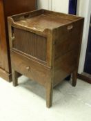 A 19th Century mahogany night table,