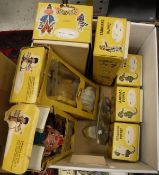 A collection of seven Pelham puppets, all boxed, including King, Horse, Bengo, Cat, Foal,