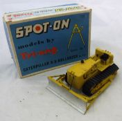 A Tri-ang Spot-On models caterpiller D9 bulldozer No.