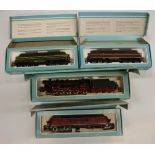 A collection of four various Märklin H0 gauge electric locomotives (3021, 3046, 3066 and 3067),