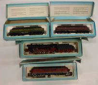 A collection of four various Märklin H0 gauge electric locomotives (3021, 3046, 3066 and 3067),