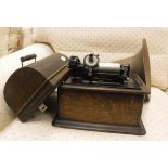 An early 20th Century Edison Model B phonograph,