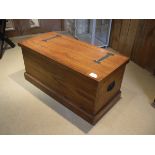 A 20th Century oak blanket box