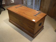 A 20th Century oak blanket box