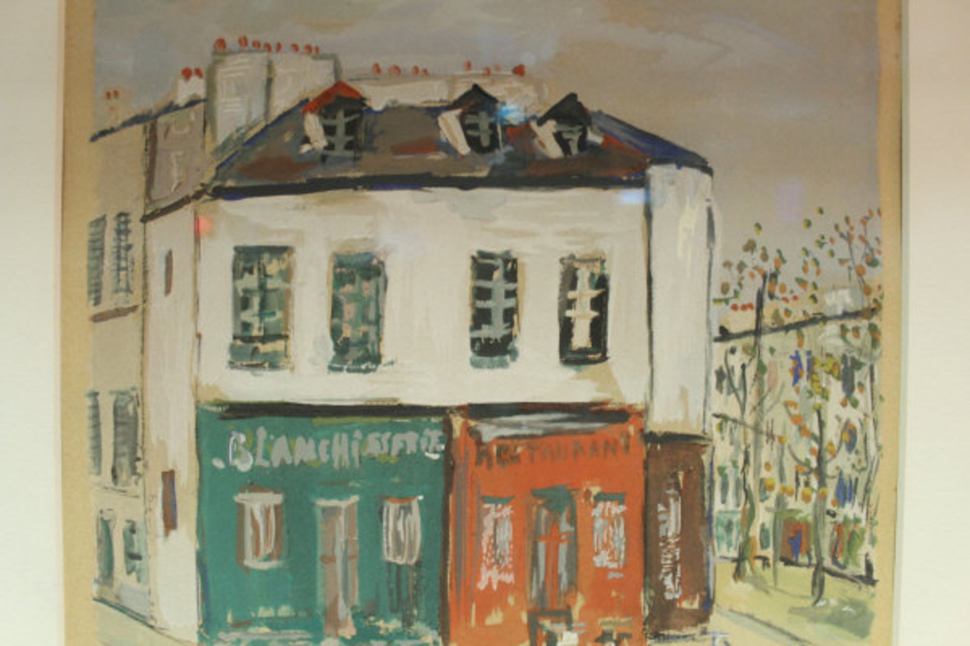 AFTER MAURICE UTRILLO (1883-1955) "Blanchisserie de la Bastille", pochoir lithograph, - Image 3 of 9