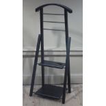 An ebonised gentleman's suit stand,