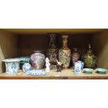 Miscellaneous Japanese ceramics including Satsuma pottery,