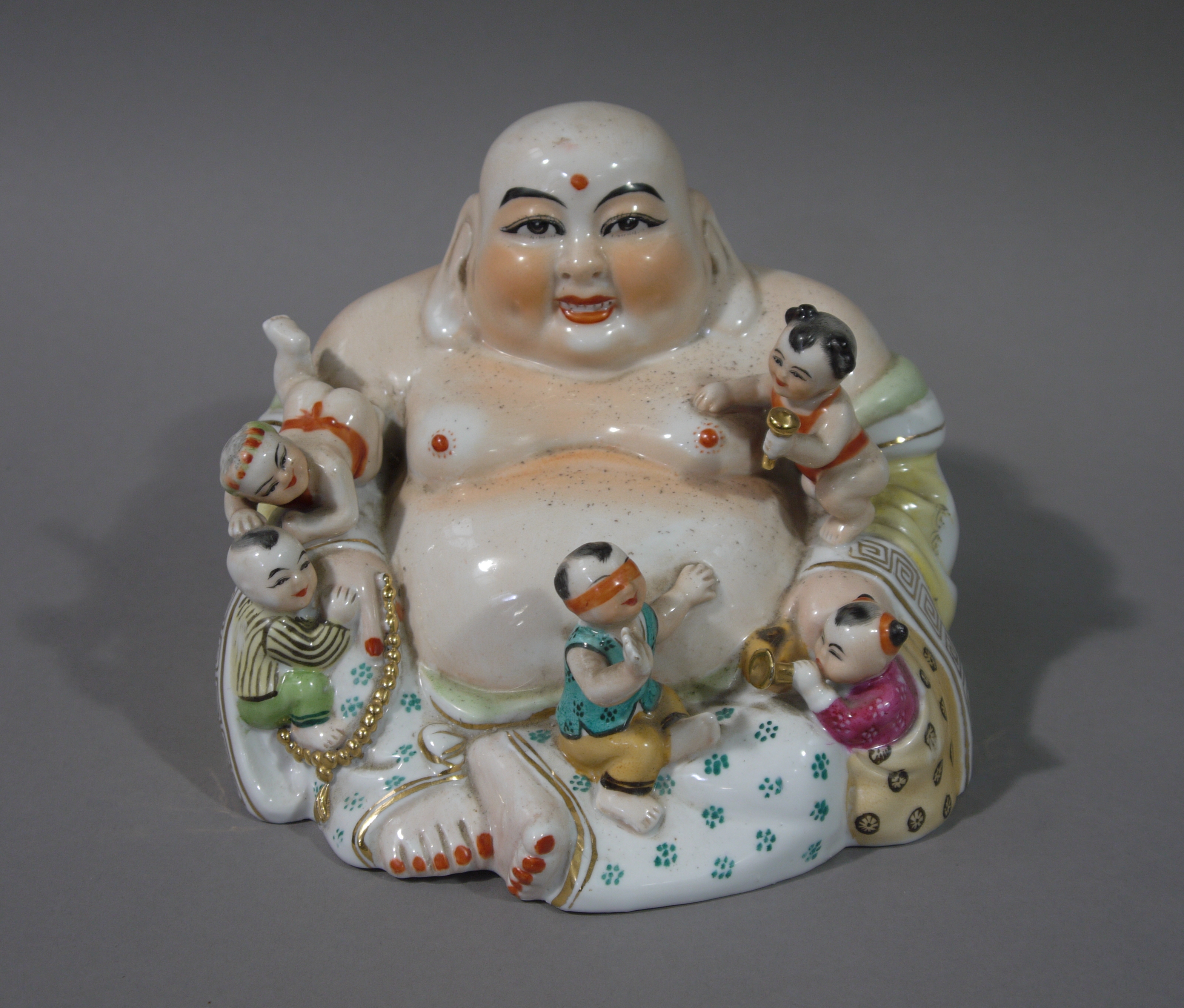 A Chinese porcelain Buddha 'One Hundred Children Figure',