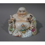 A Chinese porcelain Buddha 'One Hundred Children Figure',