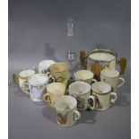 A quantity of Royal commemorative mugs,