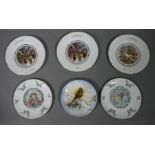 Six Coalport and other limited edition plates