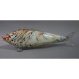 A coloured glass fish,