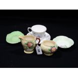 A Colclough China Floral Decorated Tea Set Together With A Quantity Of Carlton Ware Leaf & Floral