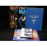 A Star Trek Collectors Lot, To Include Star Fleet Medical Reference Manual, Star Trek Maps & Further