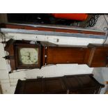 An Oak Encased Long Case Clock, With Square Dial & Eight Day Movement, Signed Toleman, Caernarfon