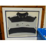 A Framed Dubai Classic Golf Tournament Shirt, Signed By Thomas Bjorn