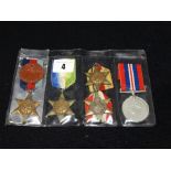 A 2nd World War Group of Five Service Medals to Lt. T.E Davies R.N.R to Include 39-45 Star, Atlantic