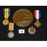 A Rare 1st World War Group, To SPR Huw Williams 39/6719 517th Field Co, Royal Engineers to Include