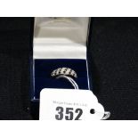 A 9ct Gold Sapphire and Diamond Ring