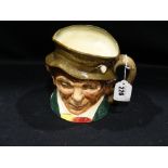 A Royal Doulton Character Jug, ‘Paddy’ with Musical Movement Playing an Irish Jig