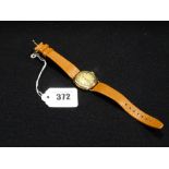 A 9ct Gold Encased Longines Wrist Watch