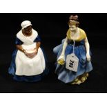 Two Royal Doulton Figures, Royal Governors Cook and Melanie