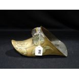 A Brass Spanish Conquistador Stirrup Shoe