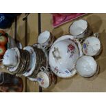A Qty Of Victorian Floral Decorated Tea Ware