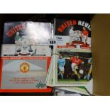 Approx. 84 Manchester United Match Day Programmes, Mid 1970' S Onwards