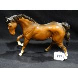 A Beswick Model Horse, ‘Spirit Of Freedom’ Brown Gloss Finish